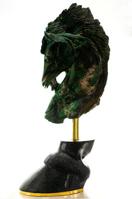 The most valuable NFT on Cardano, providing ownership of an exceedingly rare physical asset: The ZAMARAD, a 17,420 carat emerald equine sculpture.